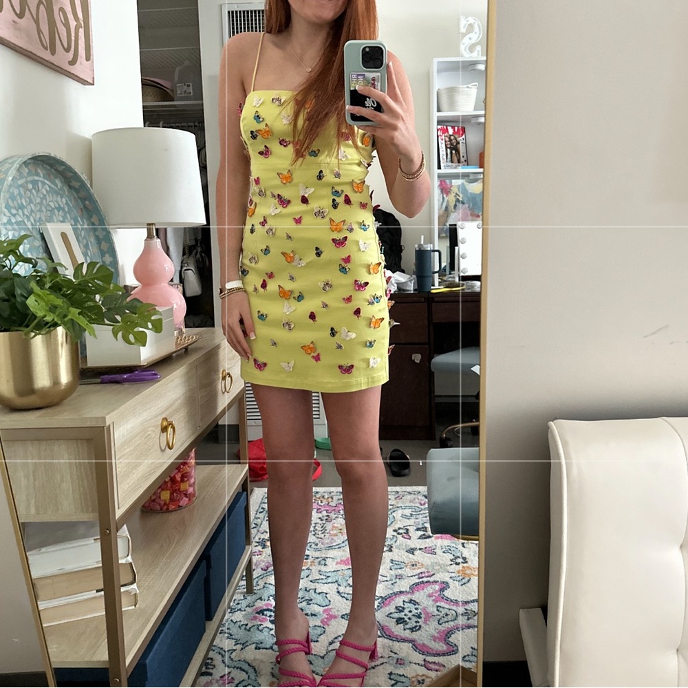 Anthropologie Maeve 3-D Butterfly Dress - Picture 2 of 10